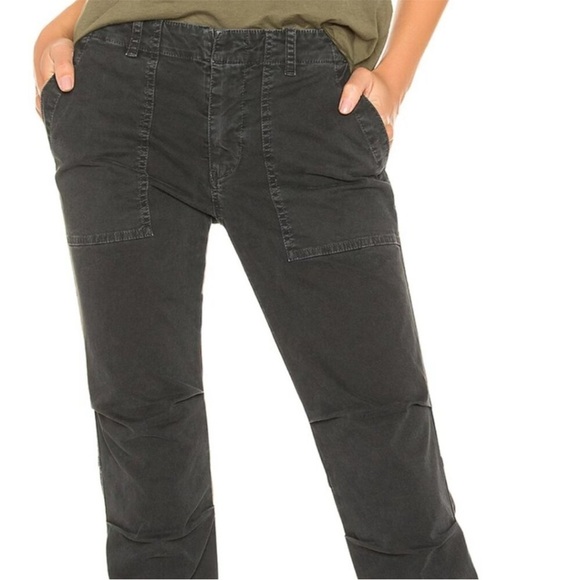 Nili Lotan Cropped Military Pants Cropped in Carbon 0/XS - Picture 3 of 16